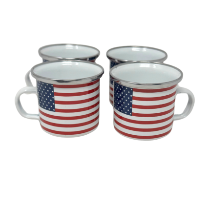 Kids Stars and Stripes Mugs- 4 Pack