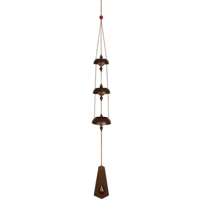 23" Temple Bells - Rustic Amber