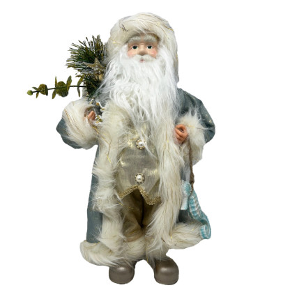 16.5" Fabric Santa By The Sea