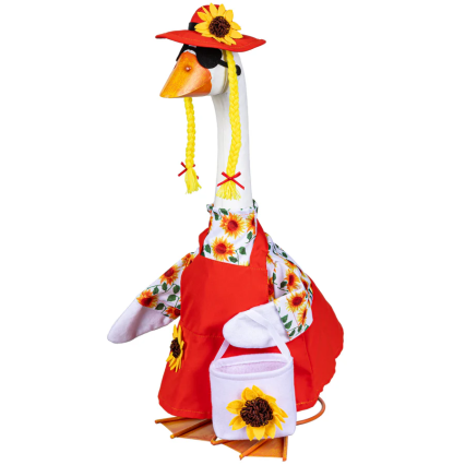 Porch Goose Outfit-Sunflower Dress