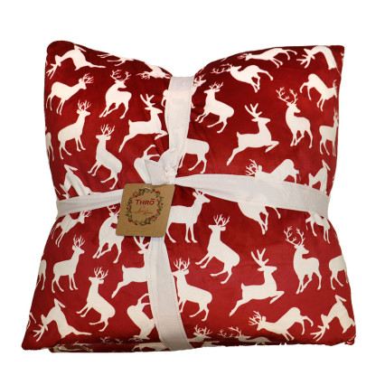 20" Thro Chili Pepper White 2PK Christmas Pillow