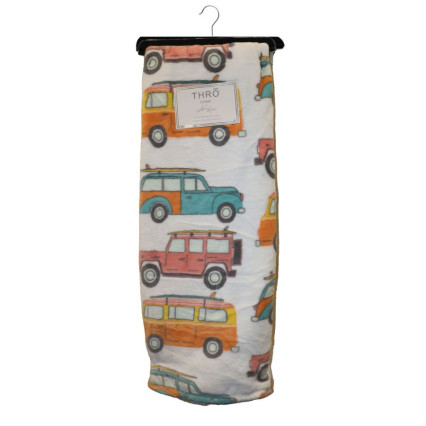 Thro Home Laguna Surf Bus Fleece Throw - 50" x 70"