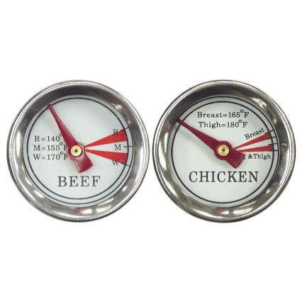 Mr BBQ 2pc Meat Grilling Thermometers