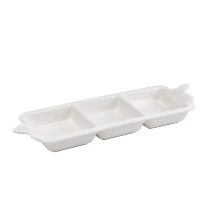 Dolly Parton 3-Section Butterfly Serving-Condiment Tray