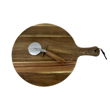 Tabletops Gallery 2pc Pizza Board with Cutter