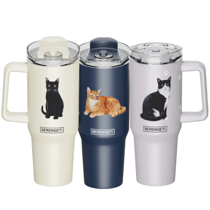 40 oz Cat Breed Tumbler