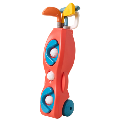 9 pc Plastic Golf Set Toy for Kids - Orange