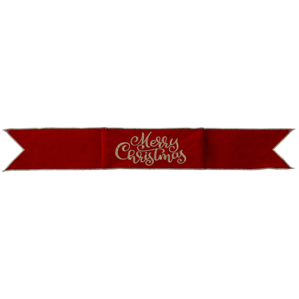 Velvet "Merry Christmas" Banner