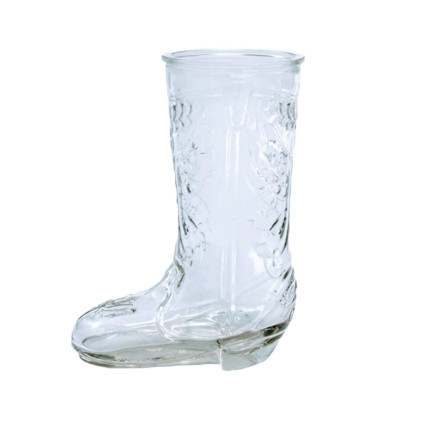 20.9 oz Drinking Glass Boot - Clear