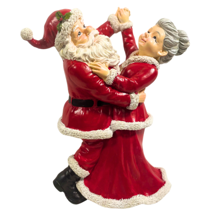 10" Dancing Mr. & Mrs. Clause