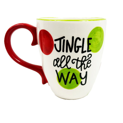 16 oz Jingle All the Way Dot Mug