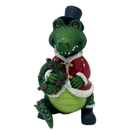 6.5" Crocodile in Top Hat