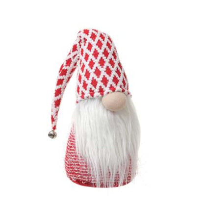 14" Santa Gnome - Red/White