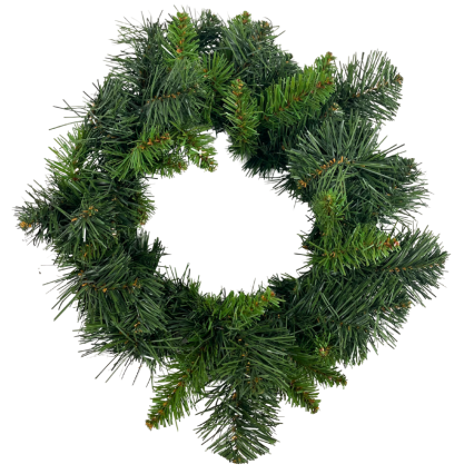 6.5" Deco Candle Ring Wreath