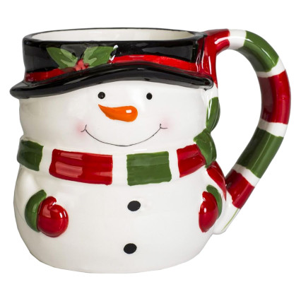 16oz Snowman Mug
