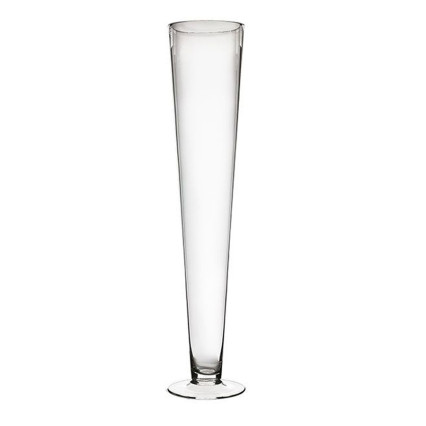 5x24 Glass Trumpet Vase