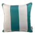 17" Awning Stripe Teal Outdoor Pillow