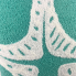 18" Starfish Turquoise Outdoor Pillow