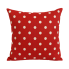 17" Red Polka Dot Outdoor Pillow