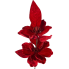 24" Velvet Magnolia Spray