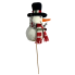 16" Snowman in Top Hat Pick