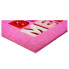 Be Merry on Pink Background Doormat