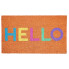 Rainbow Hello Doormat