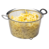 4qt Wide Rim Mesh Basket