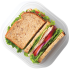 4 Medium Square Containers w/ Lids