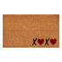 XOXO with Hearts Doormat