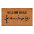 Welcome To Our Farmhouse Doormat