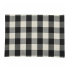 Wicklow Check Placemat-Black & Cream