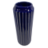 10" Cobalt Sweeping Strokes Decorative Vase