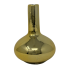 6" Gold Vase w/ Round Body and Long Neck