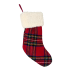 18" Plaid Flannel Stocking