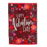 Valentine's Day Heart and Flowers Garden Flag
