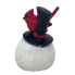 4" Snowman Head w/ Top Hat