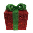 Large Red & Green Light Up Present