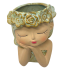 Flower Girl Head Planter