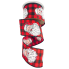 2.5" x 10yd Checkered Santa Ribbon