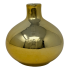 5" Gold Vase w/ Round Body