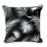 17" Patterned Welt Outdoor Pillow - Panama Black