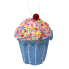 5" Cupcake Ornament