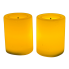 2 LED Wax Covered Votives