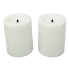 2 LED Wax Covered Votives