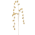 35.5" Hanging Ball Spray - Gold