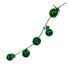 35.5" Hanging Ball Spray- Green