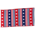 4" x 10yd Stars and Stripes Ribbon