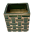 6" Weave Patterned Ceramic Planter