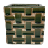 6" Weave Patterned Ceramic Planter